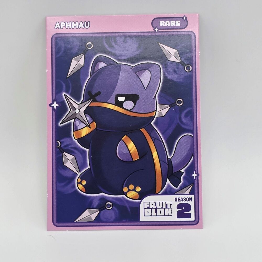 Aphmau Ninja Zane cat Season 2 fruit blox trading cards